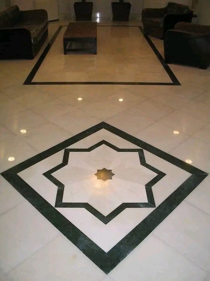 Living room tiling, Kampala finish reference